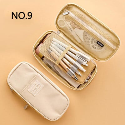 Trusa creativă Capacitate mare Straturi duble Certificare CPC Material sigur Carcasă școlară Husă Papetarie pentru fete