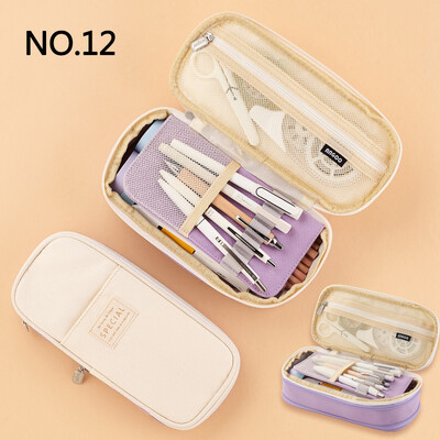 Trusa creativă Capacitate mare Straturi duble Certificare CPC Material sigur Carcasă școlară Husă Papetarie pentru fete