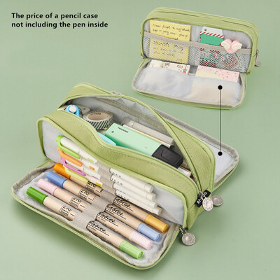 Trusa de creioane de mare capacitate Husa de pix multifuncțională pentru școală Husă de creion mare Genți Creioane de birou Husă pentru studenți Materiale de papetărie