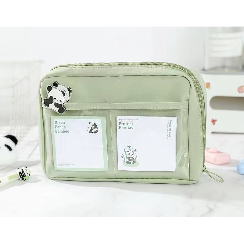 12 slāņu lielas ietilpības zīmuļu futrālis Izskatīgs daudzfunkcionāls klasifikācija Uzglabāšanas kancelejas piederumu uzglabāšanas soma 1 gab.