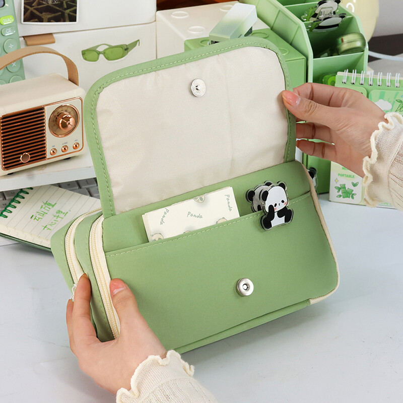 9 kihiline pliiatsikarp Trousse pliiatsitasku läbipaistev Piornik suure mahutavusega Estuches Escolares koolitarvete pliiatsikarbid