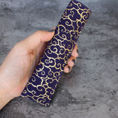 1 tk Käsitsi valmistatud riidest pliiatsiümbris Ühe pliiatsi kott Retro ärisignatuur Hiina stiilis trükimustriga ideaalne kingitus