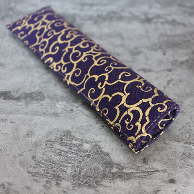 1 tk Käsitsi valmistatud riidest pliiatsiümbris Ühe pliiatsi kott Retro ärisignatuur Hiina stiilis trükimustriga ideaalne kingitus