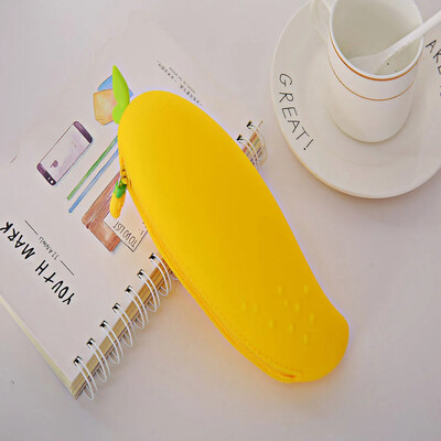 Augstas kvalitātes zīmuļu futrālis Kawaii kancelejas preču simulācijas sērijas ūdensnecaurlaidīgs mango pildspalvu futrālis jauki skolas piederumi bērniem meitenēm, dāvana2024