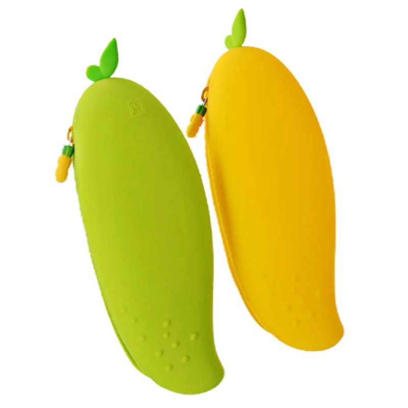 Augstas kvalitātes zīmuļu futrālis Kawaii kancelejas preču simulācijas sērijas ūdensnecaurlaidīgs mango pildspalvu futrālis jauki skolas piederumi bērniem meitenēm, dāvana2024