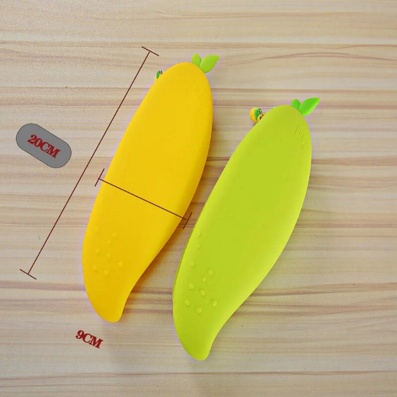 Augstas kvalitātes zīmuļu futrālis Kawaii kancelejas preču simulācijas sērijas ūdensnecaurlaidīgs mango pildspalvu futrālis jauki skolas piederumi bērniem meitenēm, dāvana2024