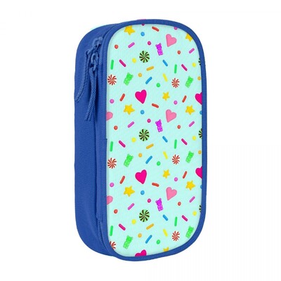 Vanellope VonSchweetz mustriga pliiatsikarbid Suure mahutavusega pliiatsikotid Pliiatsikarp Pliiatsikott poistele Tüdrukutele Õpilastele Kirjatarbed