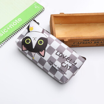 Γελοιογραφία Big Cat Pencil Bag Case Ύφασμα Ποιοτική Σχολικά Προμήθειες Χαρτικά Δώρο Σχολείο Cute Pencil Box Μολυβοθήκη Μολυβοθήκη Τσάντα μολυβιού