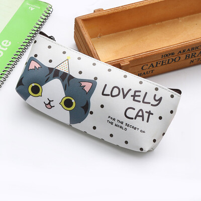 Γελοιογραφία Big Cat Pencil Bag Case Ύφασμα Ποιοτική Σχολικά Προμήθειες Χαρτικά Δώρο Σχολείο Cute Pencil Box Μολυβοθήκη Μολυβοθήκη Τσάντα μολυβιού