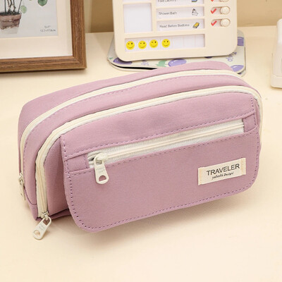 Pernica velikog kapaciteta, 5 slojeva, torba za olovke za učenike, višenamjenska jednostavnog stila, estetski školski pribor