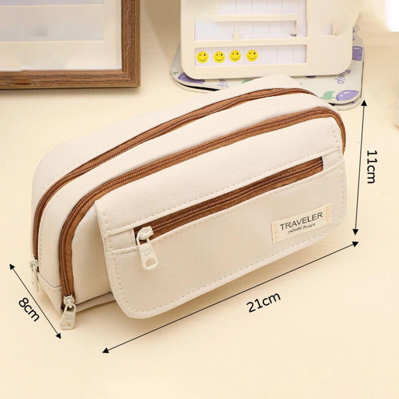 Pernica velikog kapaciteta, 5 slojeva, torba za olovke za učenike, višenamjenska jednostavnog stila, estetski školski pribor