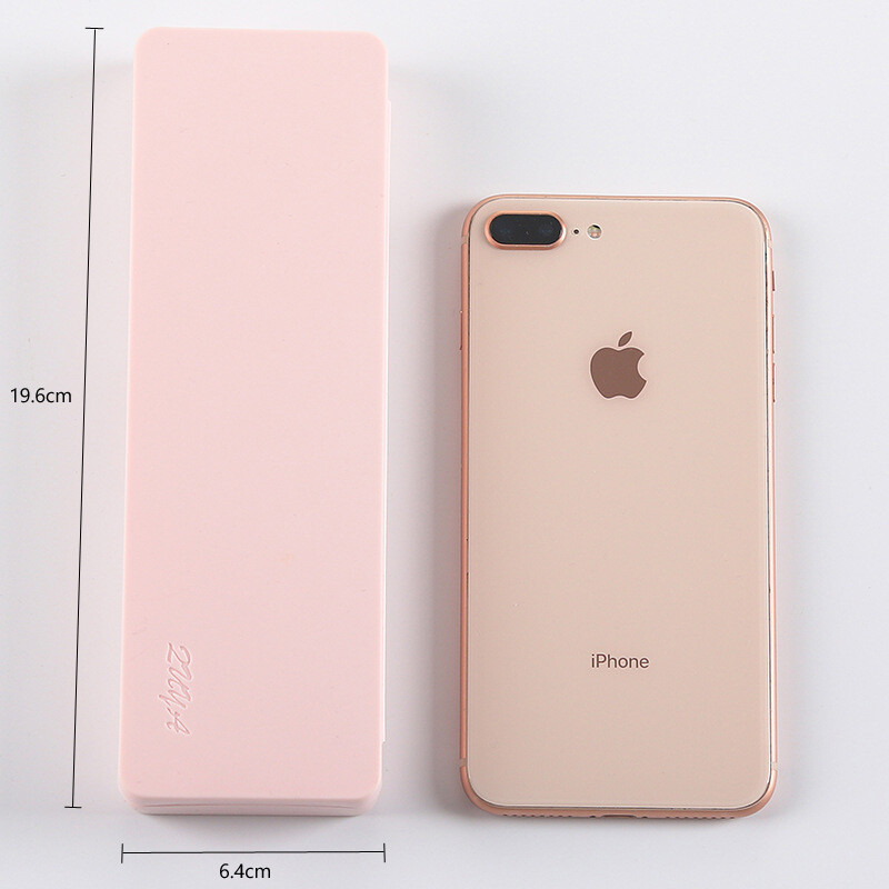 1 tk Lihtsad PP pliiatsiümbrised Kawaii suure mahutavusega pliiatsikarp Pliiatsi hoiukarp lauaarvuti kirjatarvete organiseerija koolitarbed