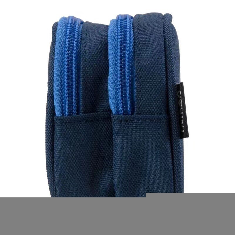 Kahekordse tõmblukuga kamuflaažist lõuendist pliiatsikott Poiste pliiatsikott Kooli kirjatarvete kott Õpilase pastakast Koolitarvete hoiukotid