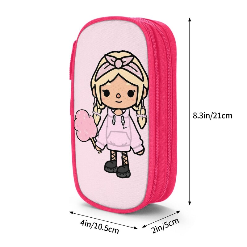 Toca Life Box Toca Boca armas mängukauba pliiatsiümbris, suur mahutavus kooli pliiatsikotile, ideaalsed kingitused