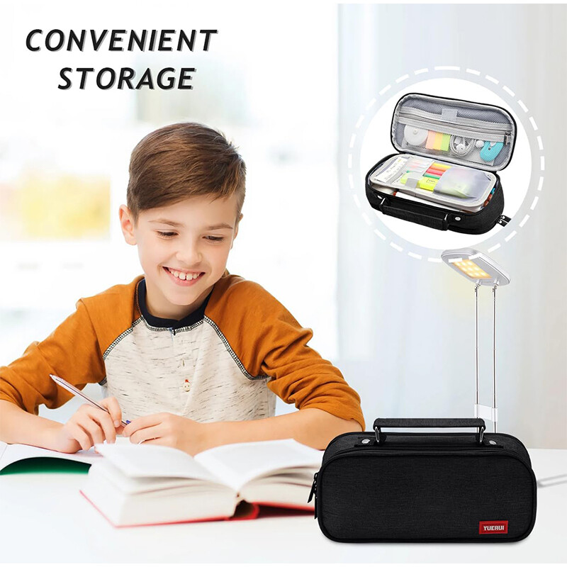 Pliiatsi hoiukotti pliiatsiümbris 4 kihiga suure mahutavusega kosmeetikatooted kvaliteetsed õppetarbed Lihtsad õpilaste statsionaarsed karbid