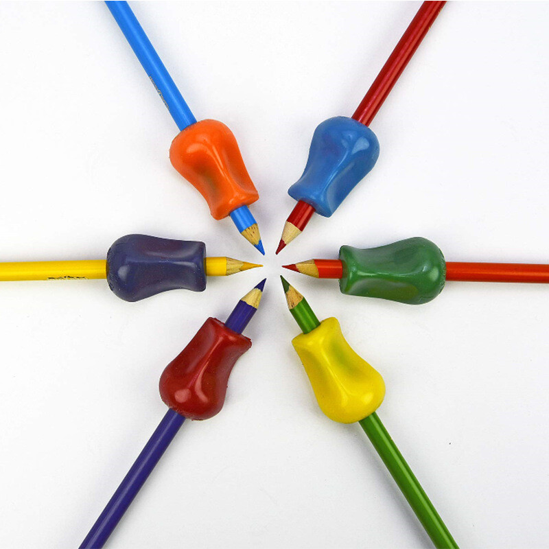 5 buc Creioane Grip pentru copii Scriere de mână Corectarea posturii Antrenament Scriere pentru SIDA Copii Preșcolari Studenți Copii