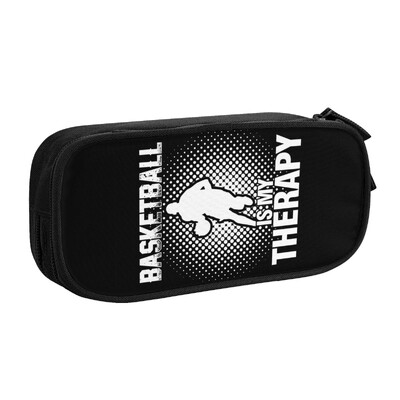 Basketbola zīmulis Pielāgots Kawaii zīmuļu futrālis meitenei zēnam Lielas ietilpības zīmuļu soma maisiņš studentiem kancelejas preces