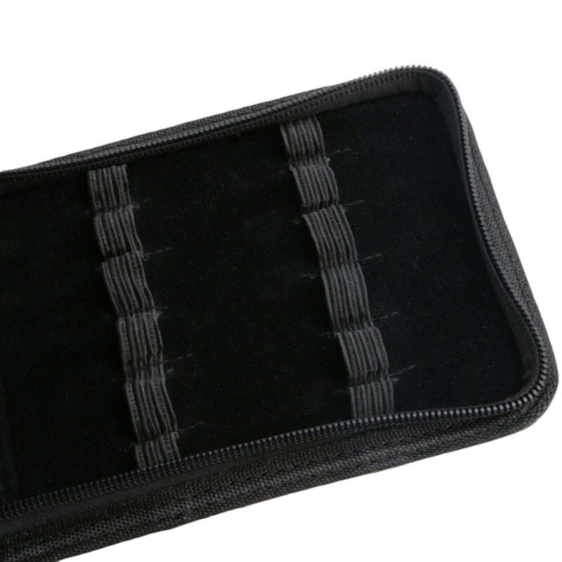 12 pliiatsit Täitepliiats/rullpliiats Kunstnahast tõmblukk ümbrisehoidja jaoks Uus