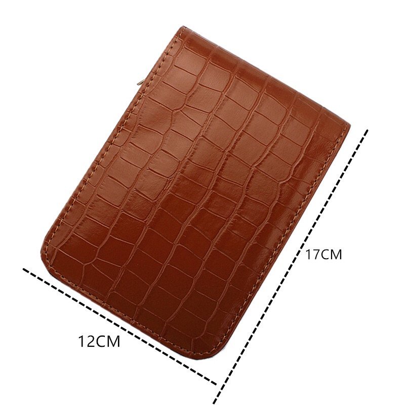 Uzorak krokodila od kave, 12 olovaka, nalivpero/rolo olovka, držač za torbicu s patentnim zatvaračem od PU kože Novo