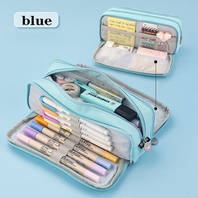 Pernice velikog kapaciteta za djevojčice i dječake Kawaii kutije za olovke Višebojne izborne slatke potrepštine za povratak u školu Papirnice