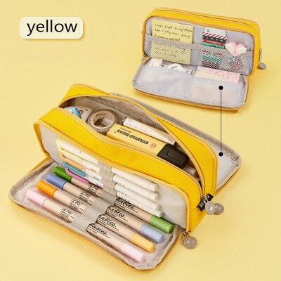 Pernice velikog kapaciteta za djevojčice i dječake Kawaii kutije za olovke Višebojne izborne slatke potrepštine za povratak u školu Papirnice