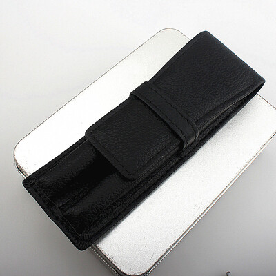 Pehme pliiatsiümbris 2 pesaga hoidikukaitse PU-nahast pliiatsiümbris Kirjutusmaterjalid Säilituskott Kontoritarbed Kingitus