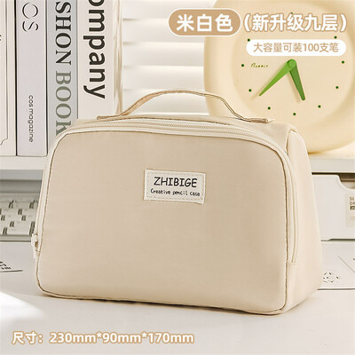 Suure mahutavusega kirjatarvete pliiatsikarp Estuche Escolar 3 Compartimientos Kawaii hoiukotid Lapicera Kalemlik Trousse