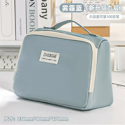 Suure mahutavusega kirjatarvete pliiatsikarp Estuche Escolar 3 Compartimientos Kawaii hoiukotid Lapicera Kalemlik Trousse