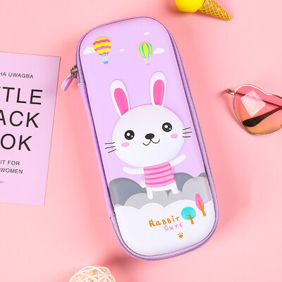 3D vienradzis jauka zīmuļu kastīte Skolas studentu kancelejas piederumu kaste Bērnu zīmuļu uzglabāšanas kaste Trīs slāņu lielas ietilpības zīmuļu futrālis dāvana