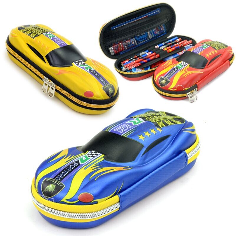 3D trkaći auto Pernice Crtići Školska pernica za djecu Kutija za papire EVA plastična torbica za olovke dječak slatka torba za olovke darovi