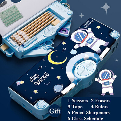 Μολυβοθήκες Kawaii Πολυλειτουργικό χαριτωμένο στυλό κουτί Επιστροφή στο Σχολείο Προμήθειες γραφείου για κορίτσι Ιαπωνική κορεατική τσάντα αποθήκευσης Χαρτικά