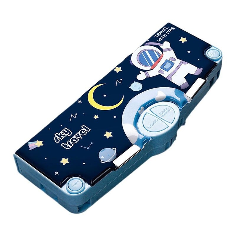 Multifunktsionaalne kirjatarvete kast Põhikooli nööbikapp, hea välimusega pliiatsikarp poistele ja tüdrukutele H8N9