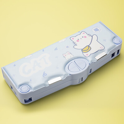 Cutie multifuncțională pentru creion, cutie de papetărie pentru elevi de școală, pentru copii, cutie de depozitare pentru creion, noutate, cutie de creion de mare capacitate, cadou