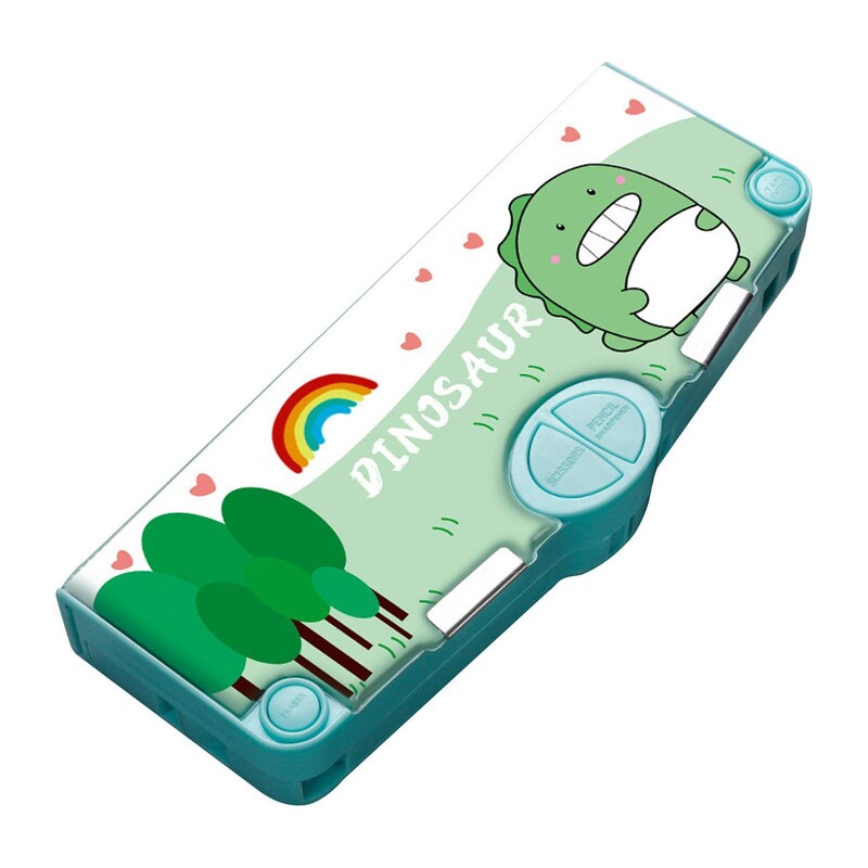 Cutie multifuncțională pentru creion, cutie de papetărie pentru elevi de școală, pentru copii, cutie de depozitare pentru creion, noutate, cutie de creion de mare capacitate, cadou