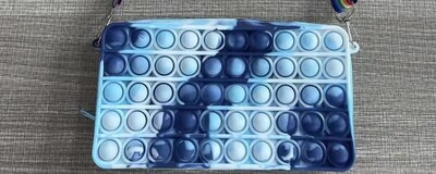 Push Bubble kancelejas piederumu futrālis Pildspalvu kastīte Kosmētika Uzglabāšana Fidget Sensory Stresa Release Pencil Bag Biroja skolas piederumi