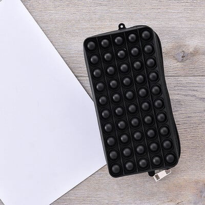 Push Bubble kancelejas piederumu futrālis Pildspalvu kastīte Kosmētika Uzglabāšana Fidget Sensory Stresa Release Pencil Bag Biroja skolas piederumi