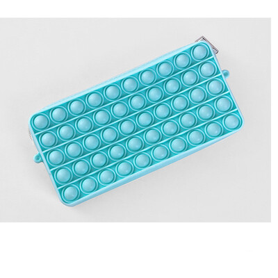 Push Bubble kancelejas piederumu futrālis Pildspalvu kastīte Kosmētika Uzglabāšana Fidget Sensory Stresa Release Pencil Bag Biroja skolas piederumi