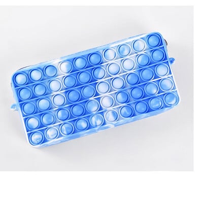 Push Bubble kancelejas piederumu futrālis Pildspalvu kastīte Kosmētika Uzglabāšana Fidget Sensory Stresa Release Pencil Bag Biroja skolas piederumi
