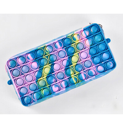 Push Bubble kancelejas piederumu futrālis Pildspalvu kastīte Kosmētika Uzglabāšana Fidget Sensory Stresa Release Pencil Bag Biroja skolas piederumi