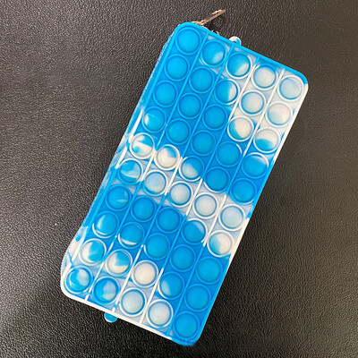 Push Bubble kancelejas piederumu futrālis Pildspalvu kastīte Kosmētika Uzglabāšana Fidget Sensory Stresa Release Pencil Bag Biroja skolas piederumi