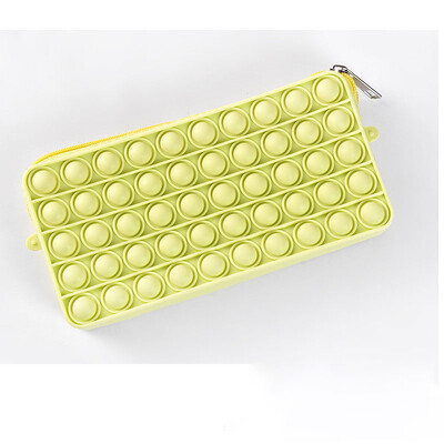 Push Bubble kancelejas piederumu futrālis Pildspalvu kastīte Kosmētika Uzglabāšana Fidget Sensory Stresa Release Pencil Bag Biroja skolas piederumi