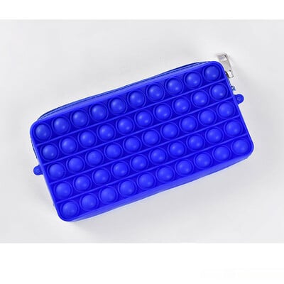 Push Bubble kancelejas piederumu futrālis Pildspalvu kastīte Kosmētika Uzglabāšana Fidget Sensory Stresa Release Pencil Bag Biroja skolas piederumi