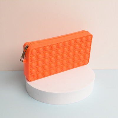 Pop Its Pencil Case Kawaii Stationery School Μολυβοθήκες Trousse Scolaire Silica Gel Estuches Escolares Piornik Μολυβοθήκη