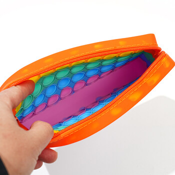 Fidget ADHD Bubble Pencil Case Чанта за съхранение на канцеларски материали Сензорни играчки за облекчаване на тревожност при аутизъм Kids Juguetes Para La Ansiedad