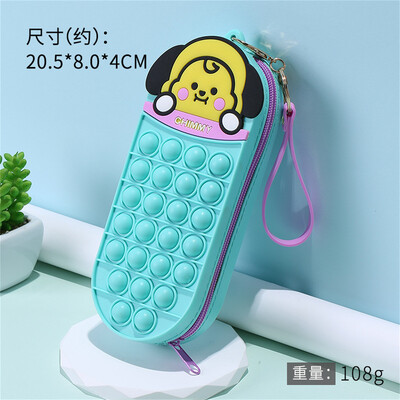 Karikatūras attēls Pildspalvu maisiņš Dekompresijas kancelejas piederumu kastīte Burbuļpildspalvu soma Jauna pildspalvu kastīte Skolas piederumi Biroja kancelejas piederumi Dāvana