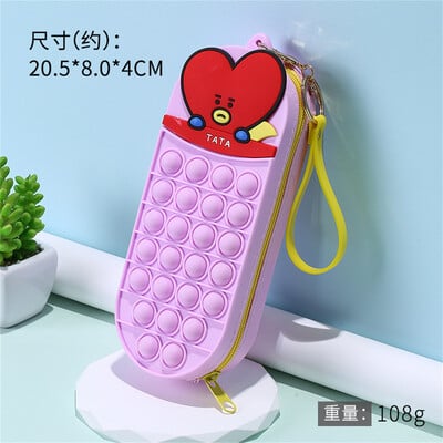 Karikatūras attēls Pildspalvu maisiņš Dekompresijas kancelejas piederumu kastīte Burbuļpildspalvu soma Jauna pildspalvu kastīte Skolas piederumi Biroja kancelejas piederumi Dāvana