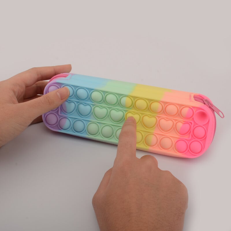 Pop Its case de creion kawaii estuche cute pencilcase rechizite școlare astuccio bag papetărie kalemlik fundas estuches escolares