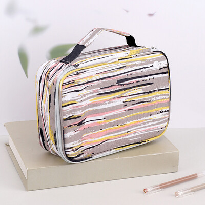 Trusa pentru creion Papetărie estetică Estuche Escolar Casă pentru creioane Capacitate mare 72 de găuri Husă pentru pix Rechizite școlare Cutie pentru creioane