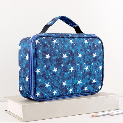 Trusa pentru creion Papetărie estetică Estuche Escolar Casă pentru creioane Capacitate mare 72 de găuri Husă pentru pix Rechizite școlare Cutie pentru creioane