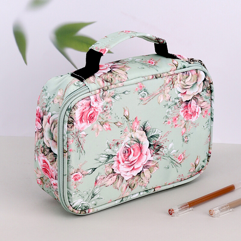 Trusa pentru creion Papetărie estetică Estuche Escolar Casă pentru creioane Capacitate mare 72 de găuri Husă pentru pix Rechizite școlare Cutie pentru creioane